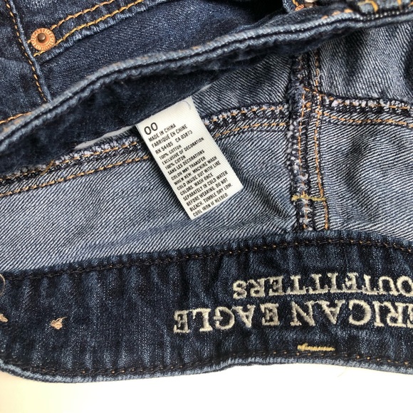 American Eagle Denim Tomgirl Cutoff Shorts - Picture 4 of 4